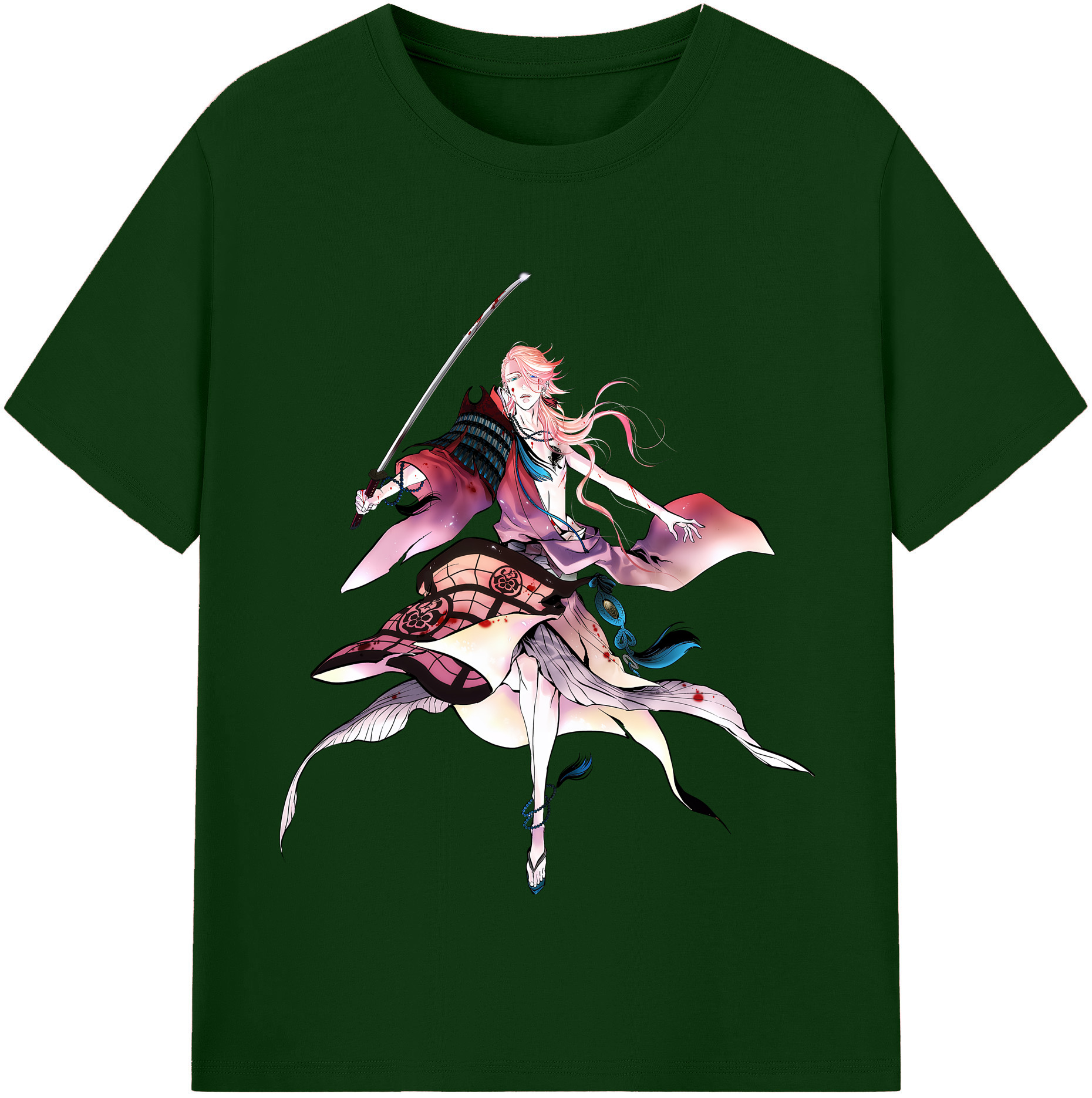 （画像用） 刀剣乱舞 Touken Ranbu 綿100％半袖Tシャツ（フロントプリント）